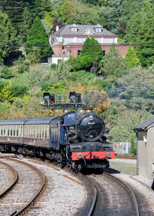Purchase photo of 6023 KING EDWARD II at Dartmouth Steam Railway